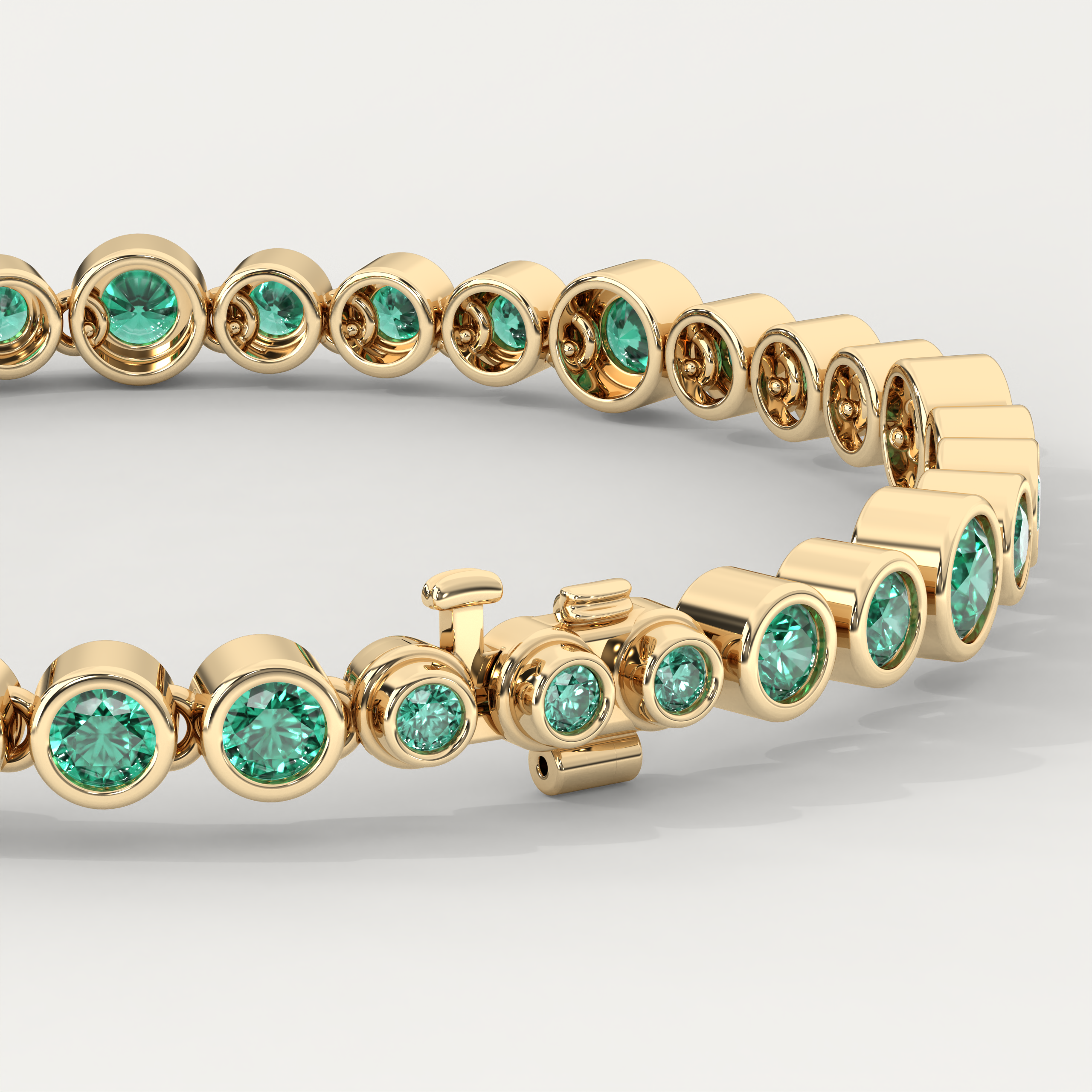 Celeste Bracelet in Green Emerald