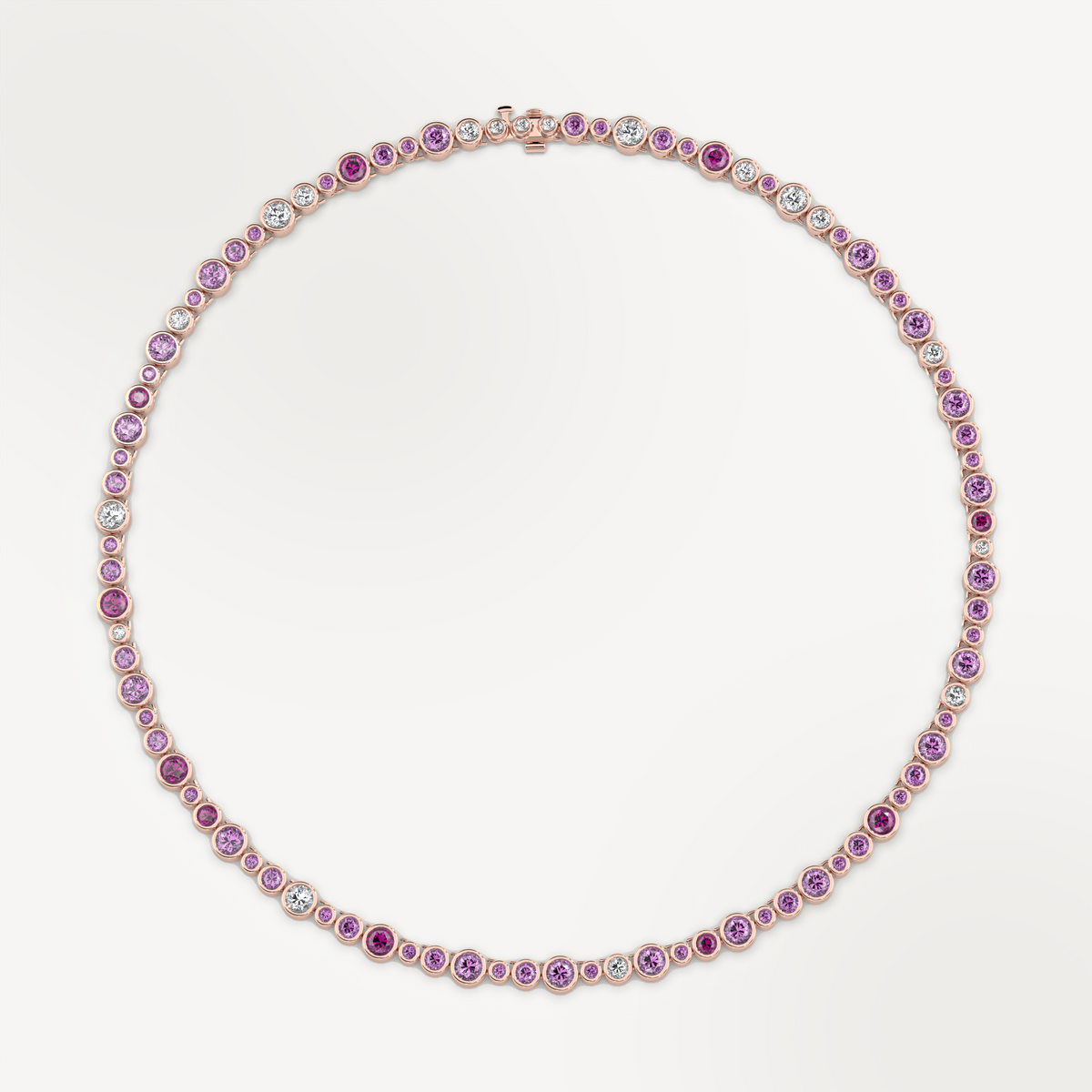 Celeste Necklace in Pink Sapphire