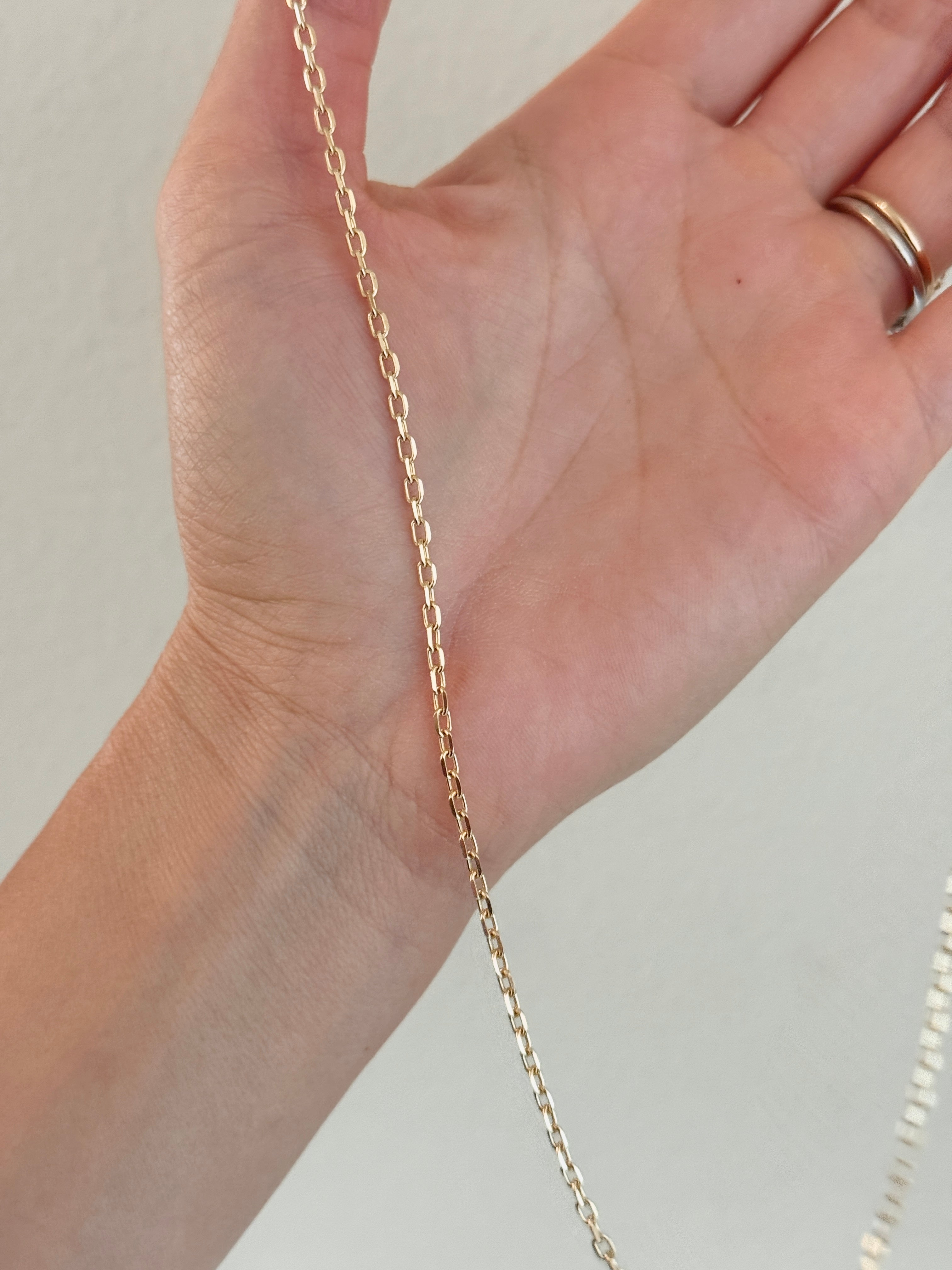 Solid Micro Link Chain