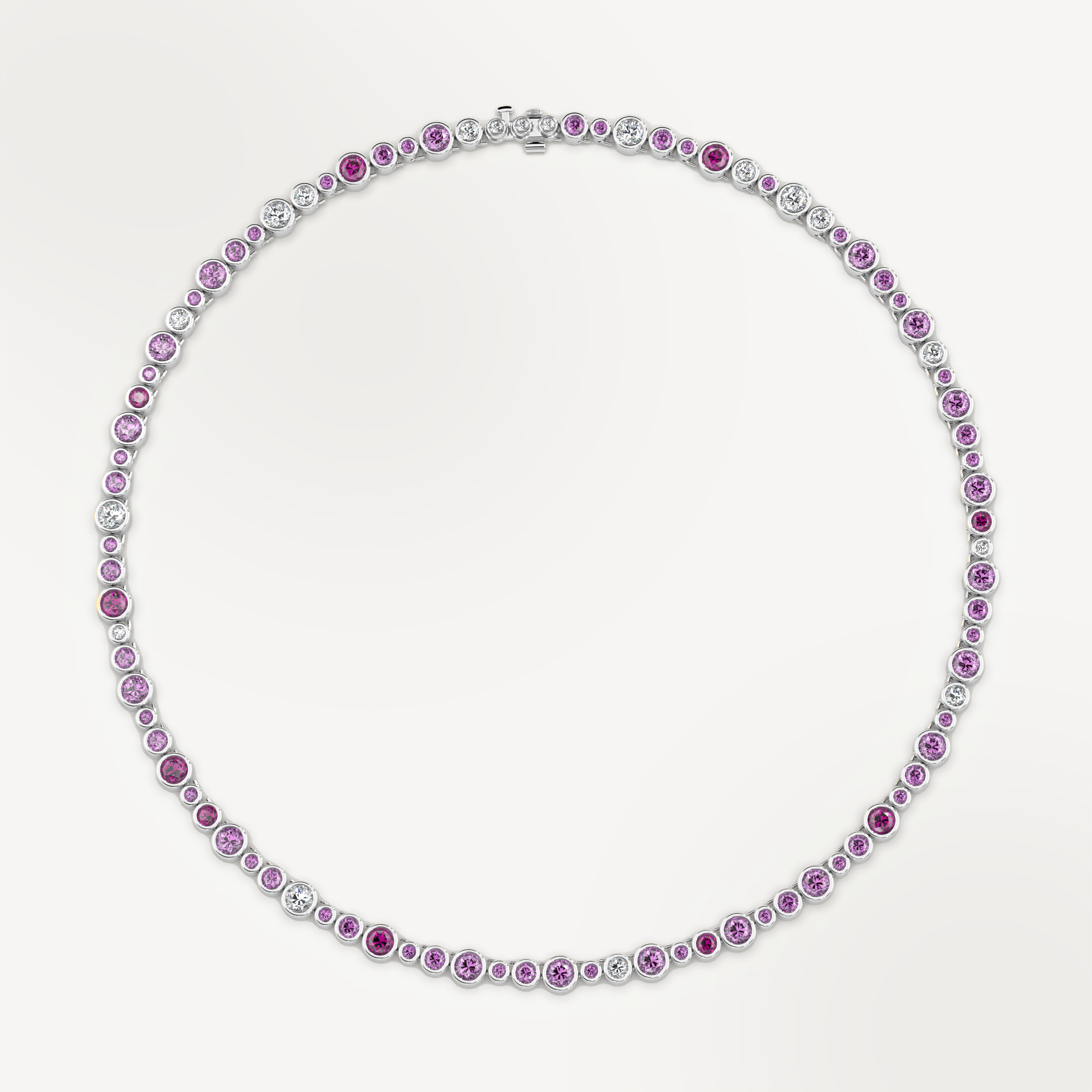 Celeste Necklace in Pink Sapphire