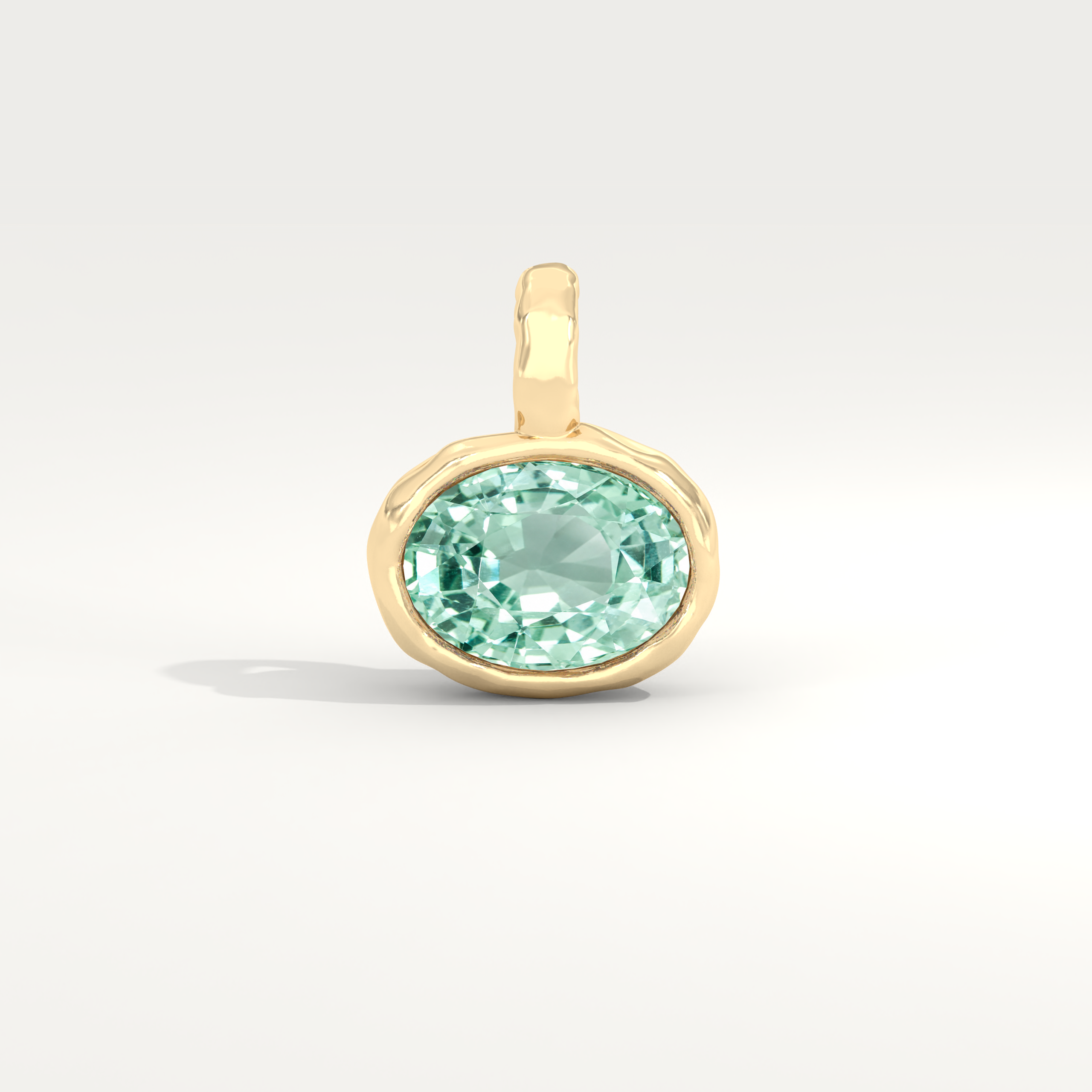 Aurum Pendant in Mint Green Tourmaline