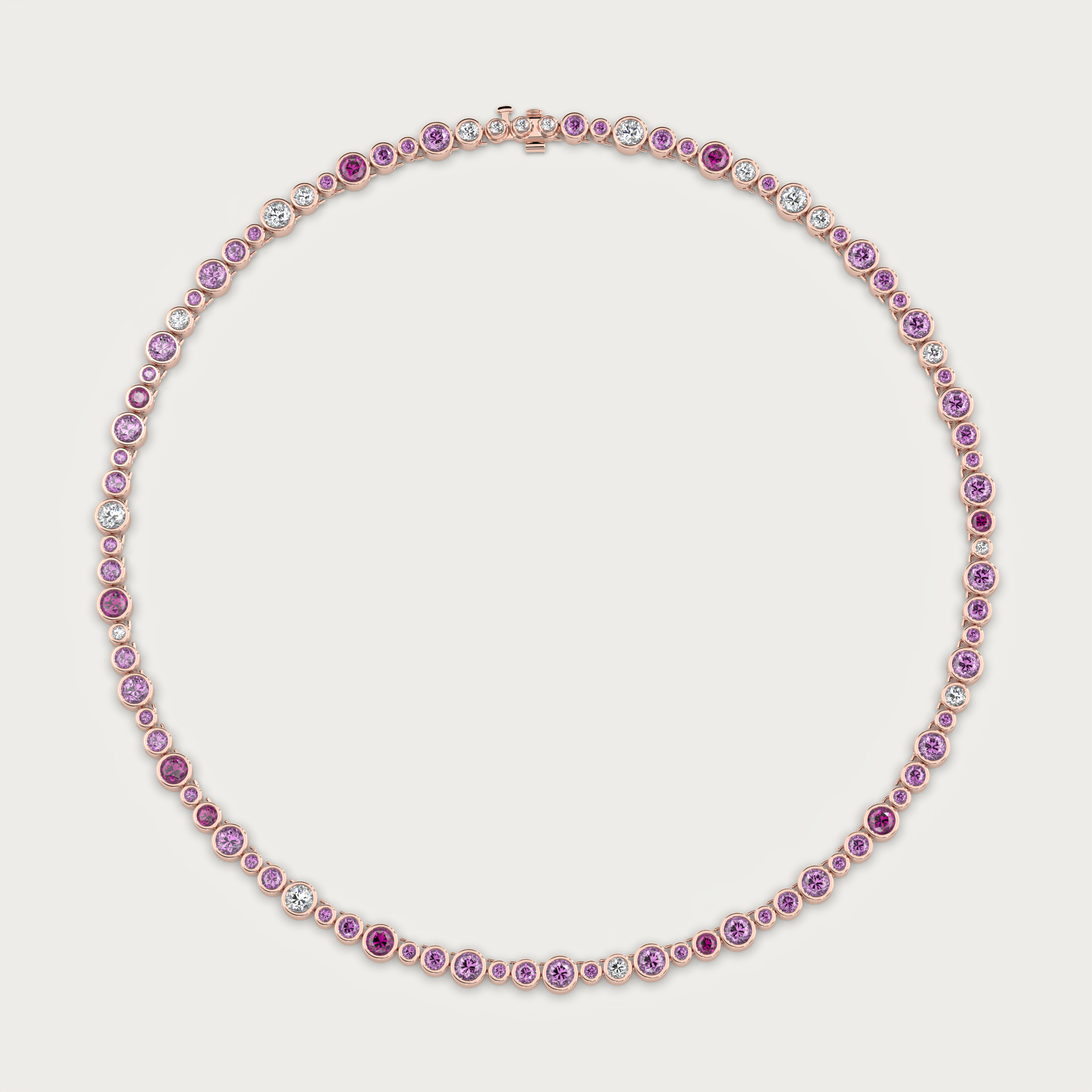 Celeste Necklace in Pink Sapphire