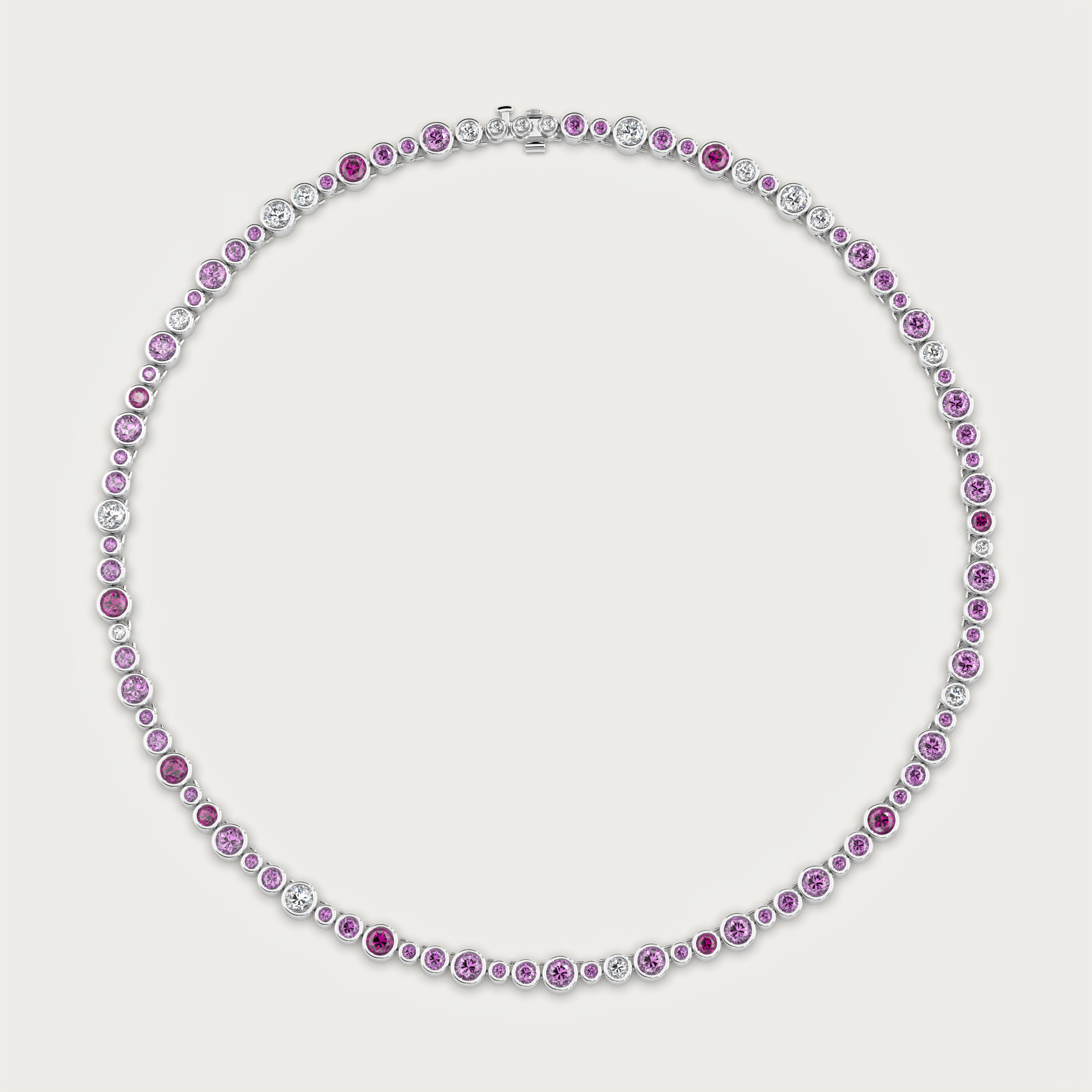 Celeste Necklace in Pink Sapphire