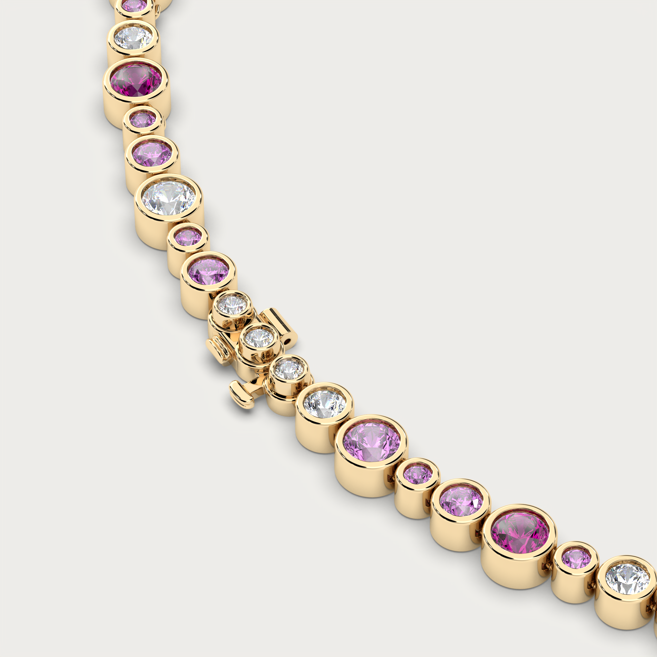 Celeste Necklace in Pink Sapphire
