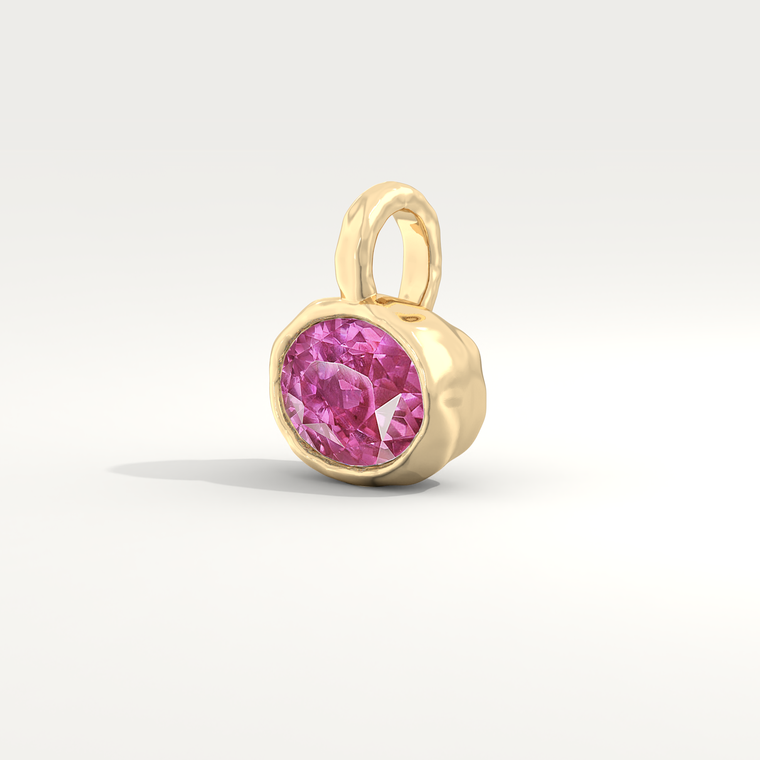 Aurum Pendant in Pink Sapphire
