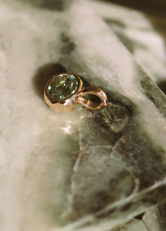 Aurum Pendant in Mint Green Tourmaline