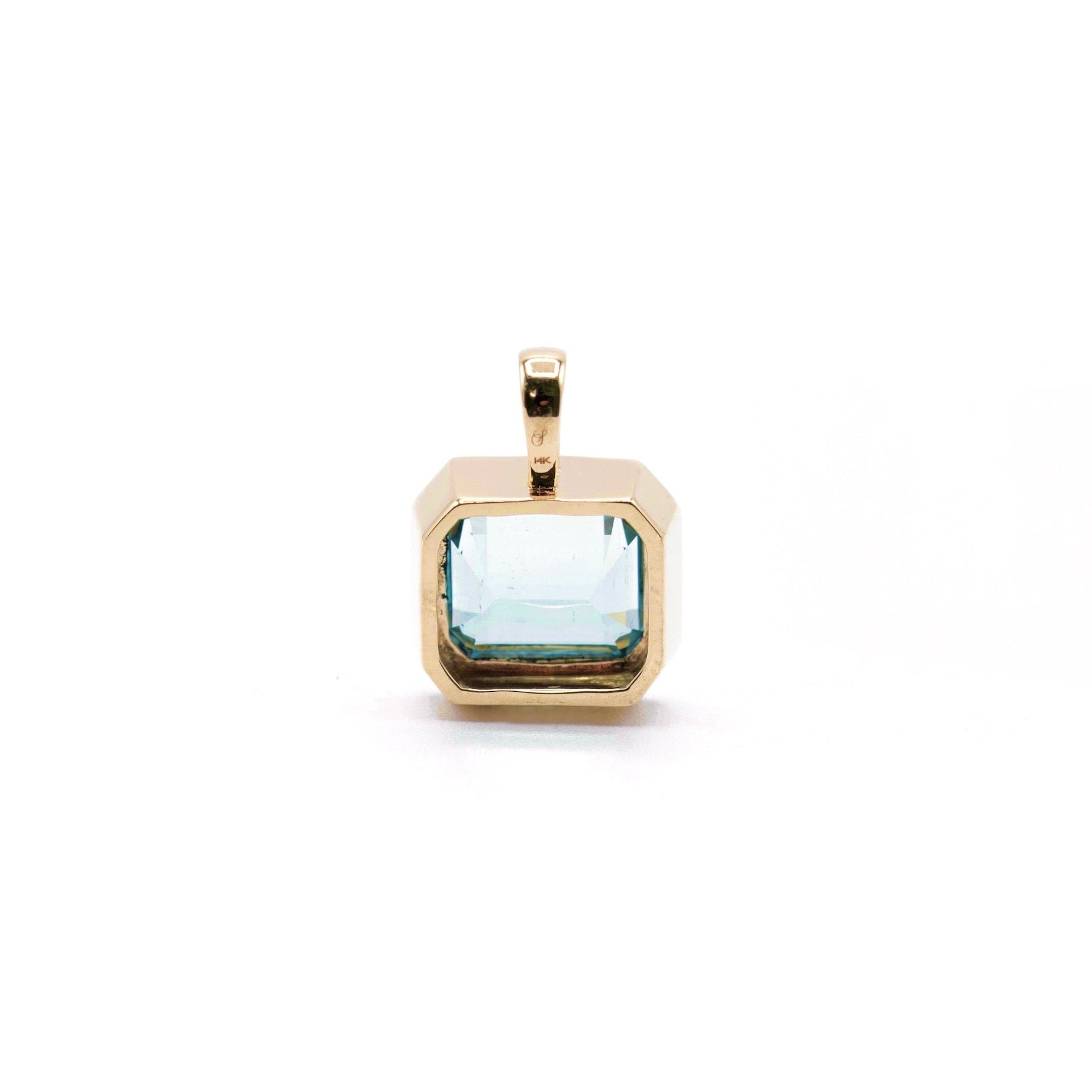 Helios Pendant in Aquamarine