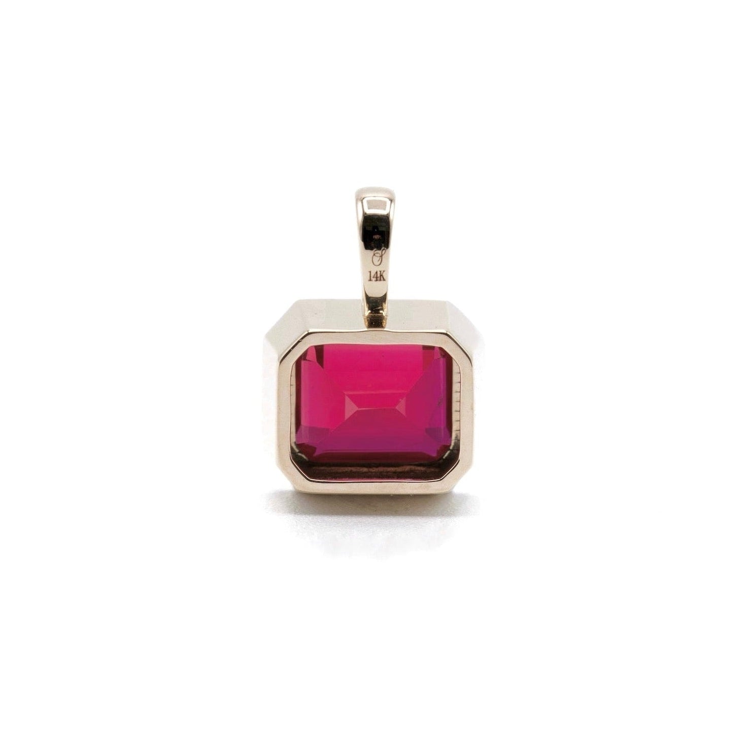 Helios Pendant in Ruby