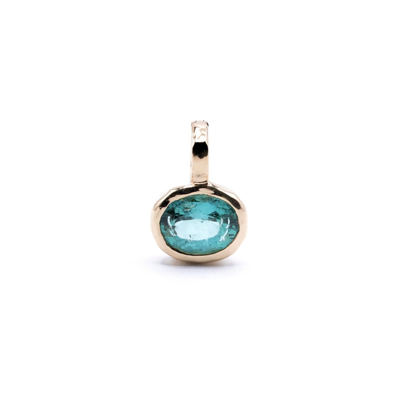 Aurum Pendant in Blue Green Tourmaline