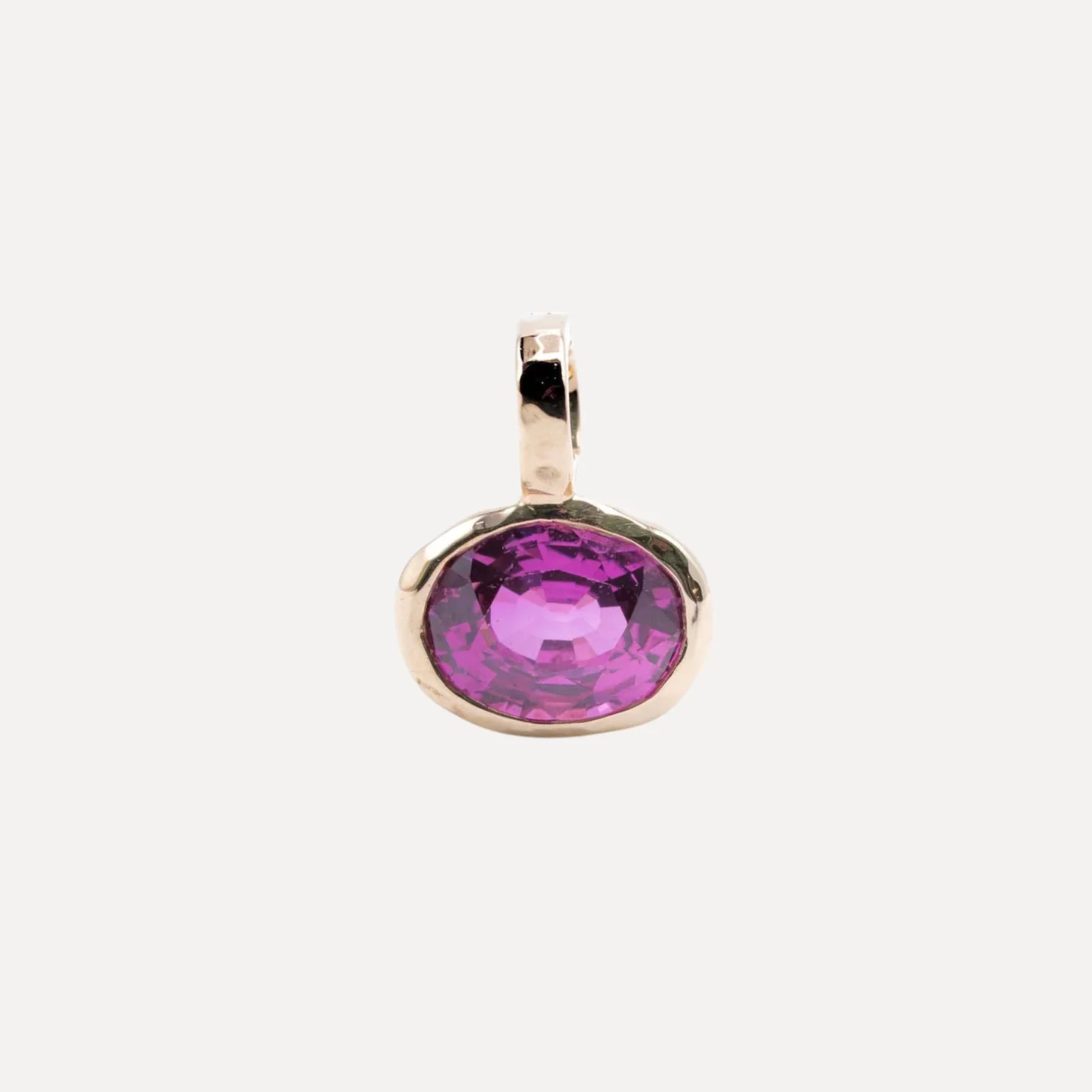 Aurum Pendant in Pink Sapphire