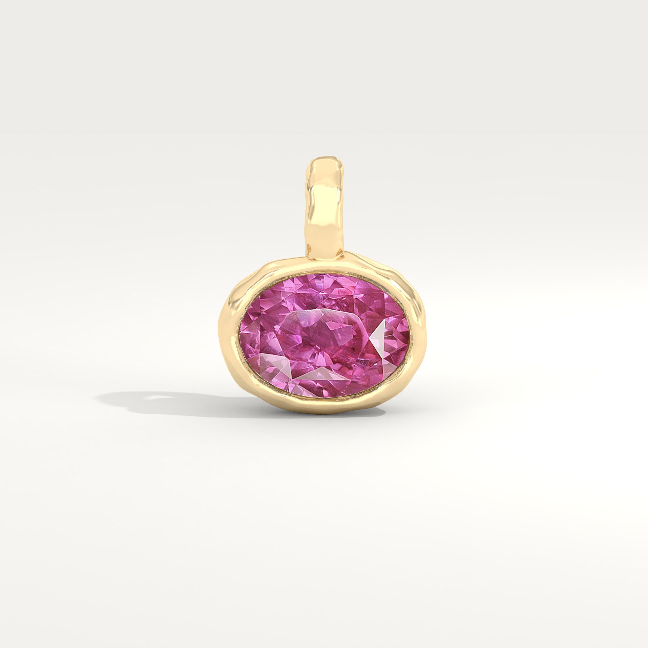 Aurum Pendant in Pink Sapphire