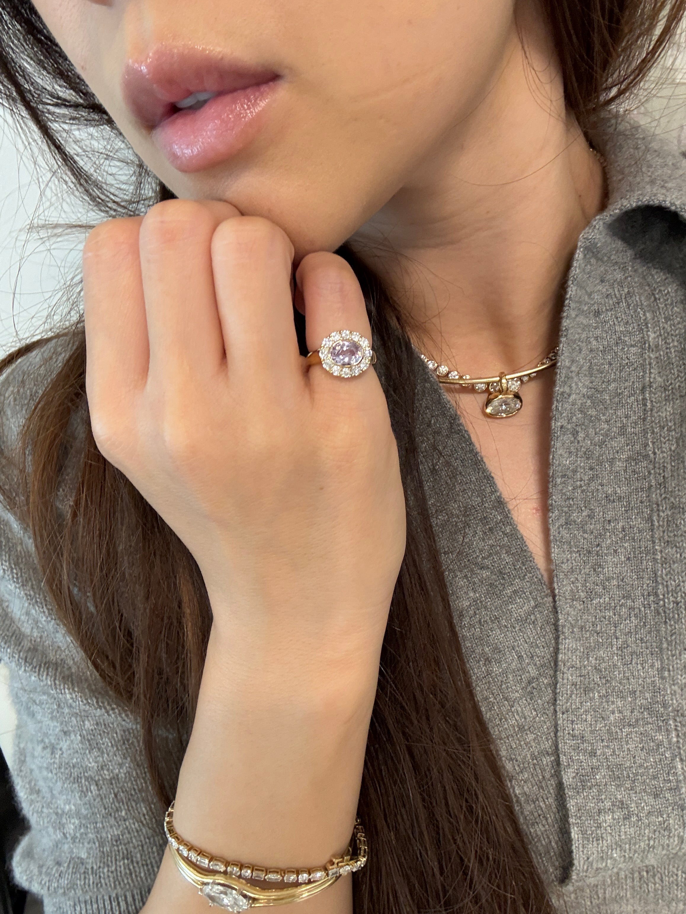 Kismet Ring in Pink Sapphire