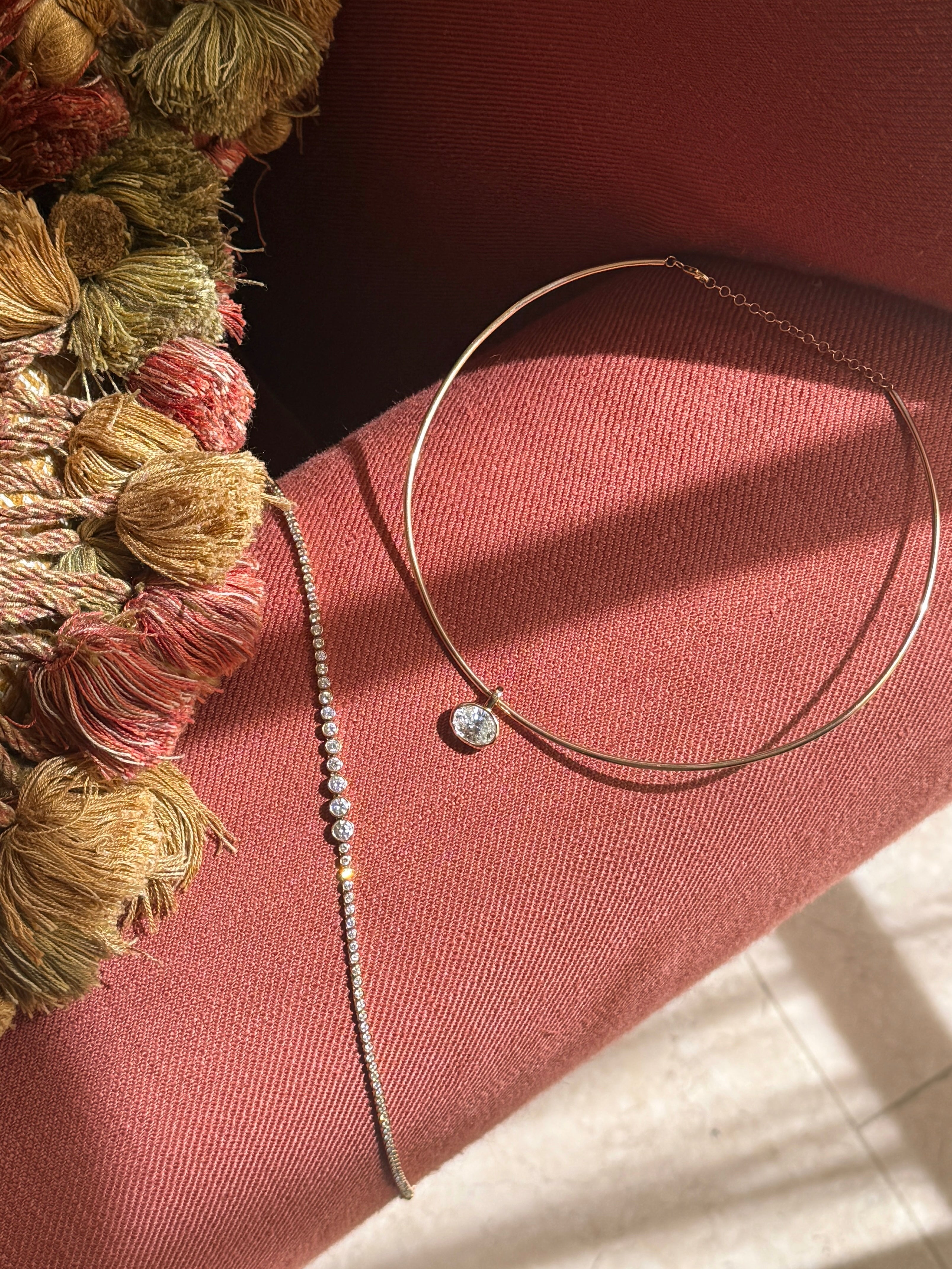 Aurum Pendant in Diamond