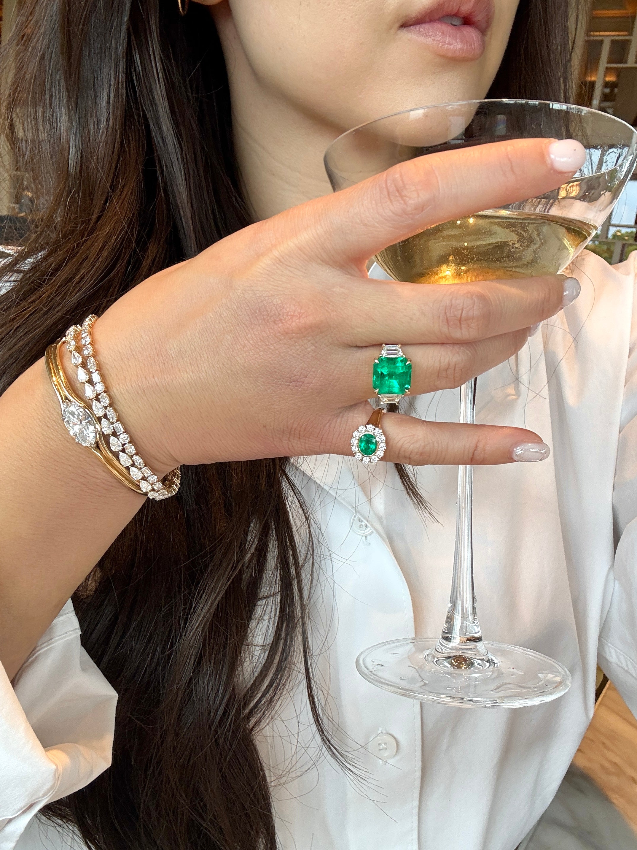 Kismet Ring in Emerald