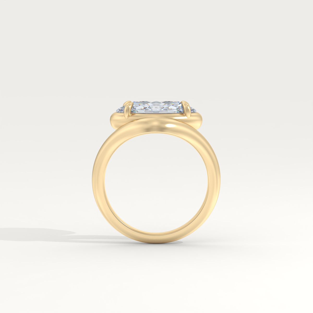 Olivia Ring 3.10ct Lab Moval Diamond