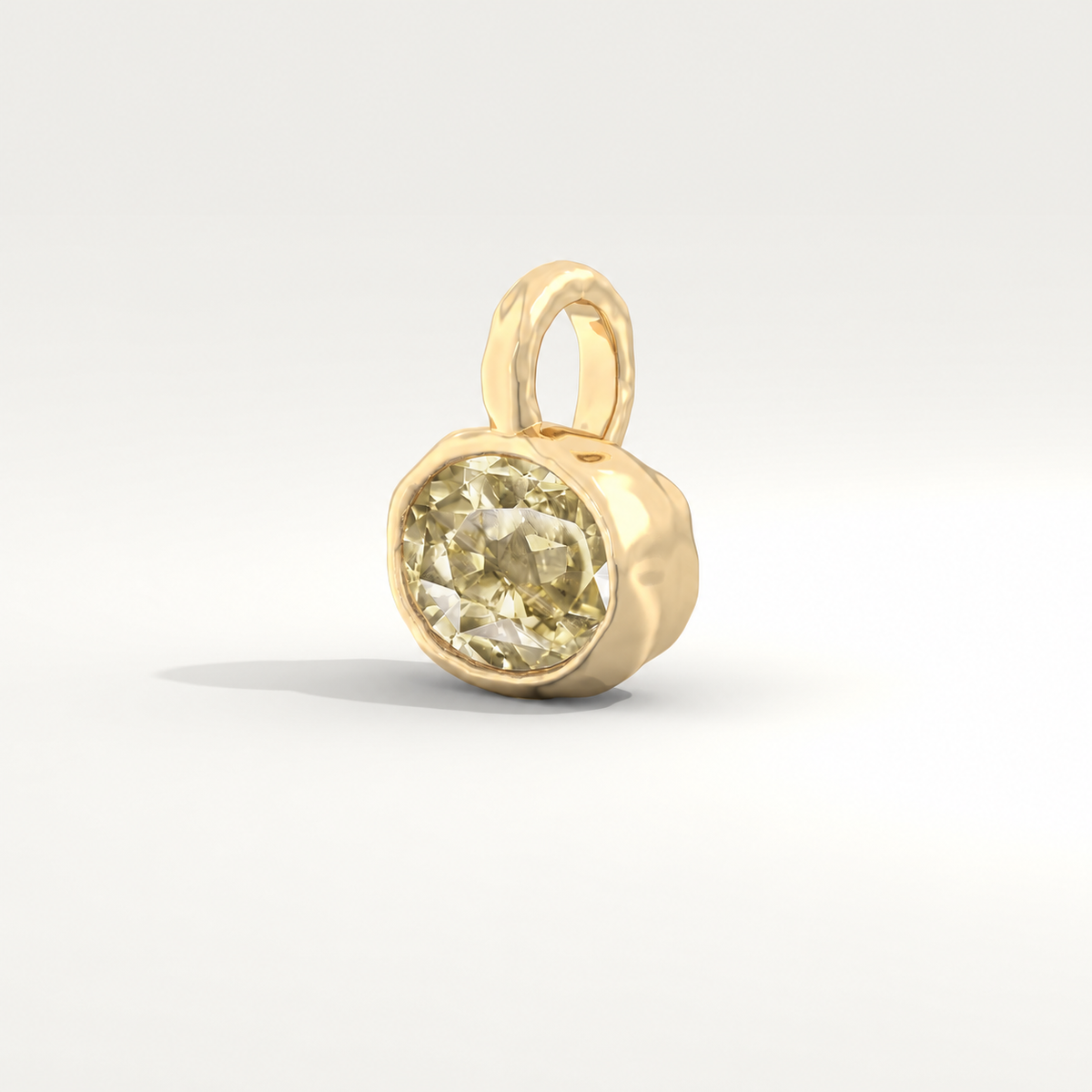 Aurum Pendant in Olive Diamond (One of One)