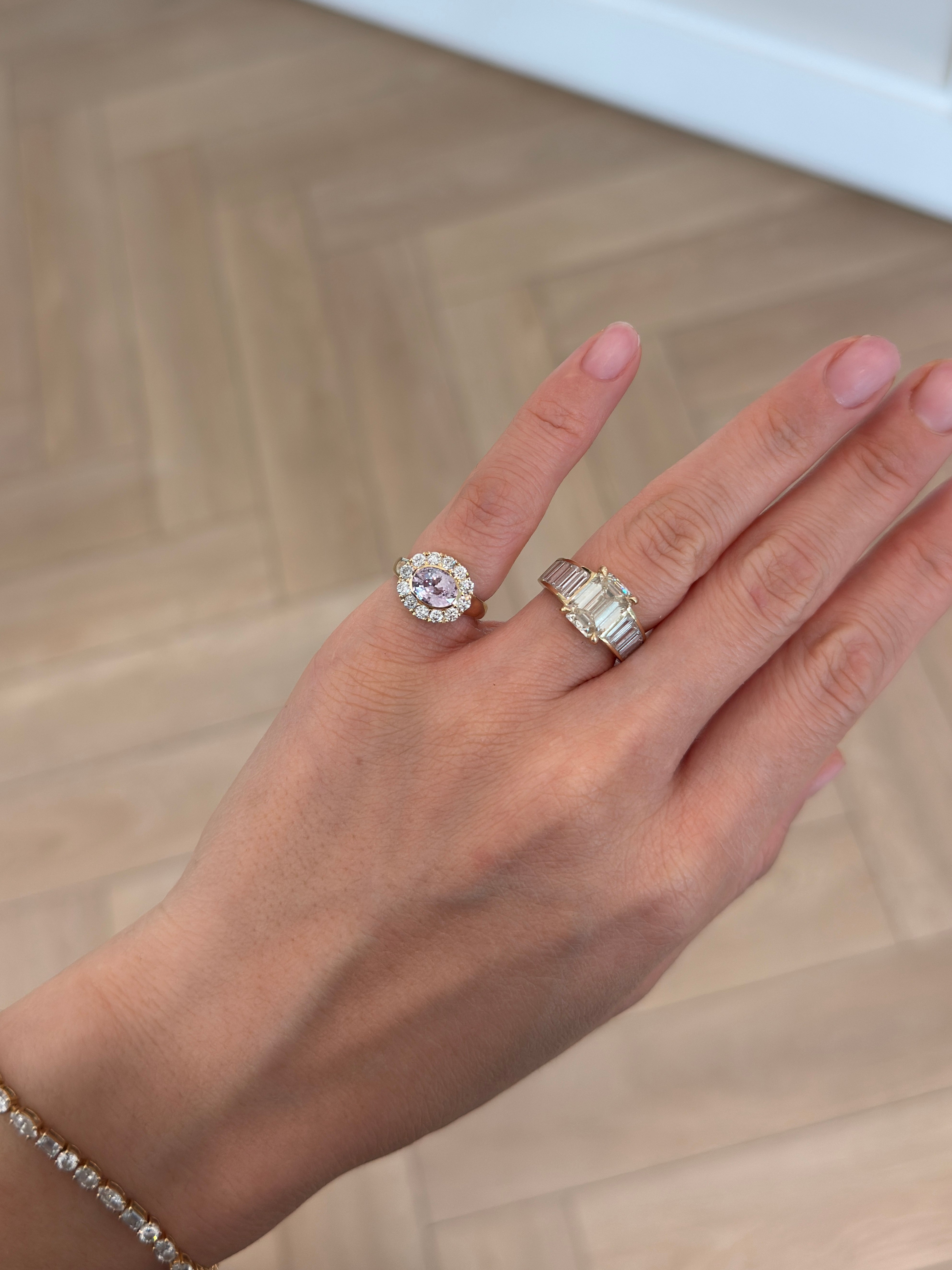Kismet Ring in Pink Sapphire