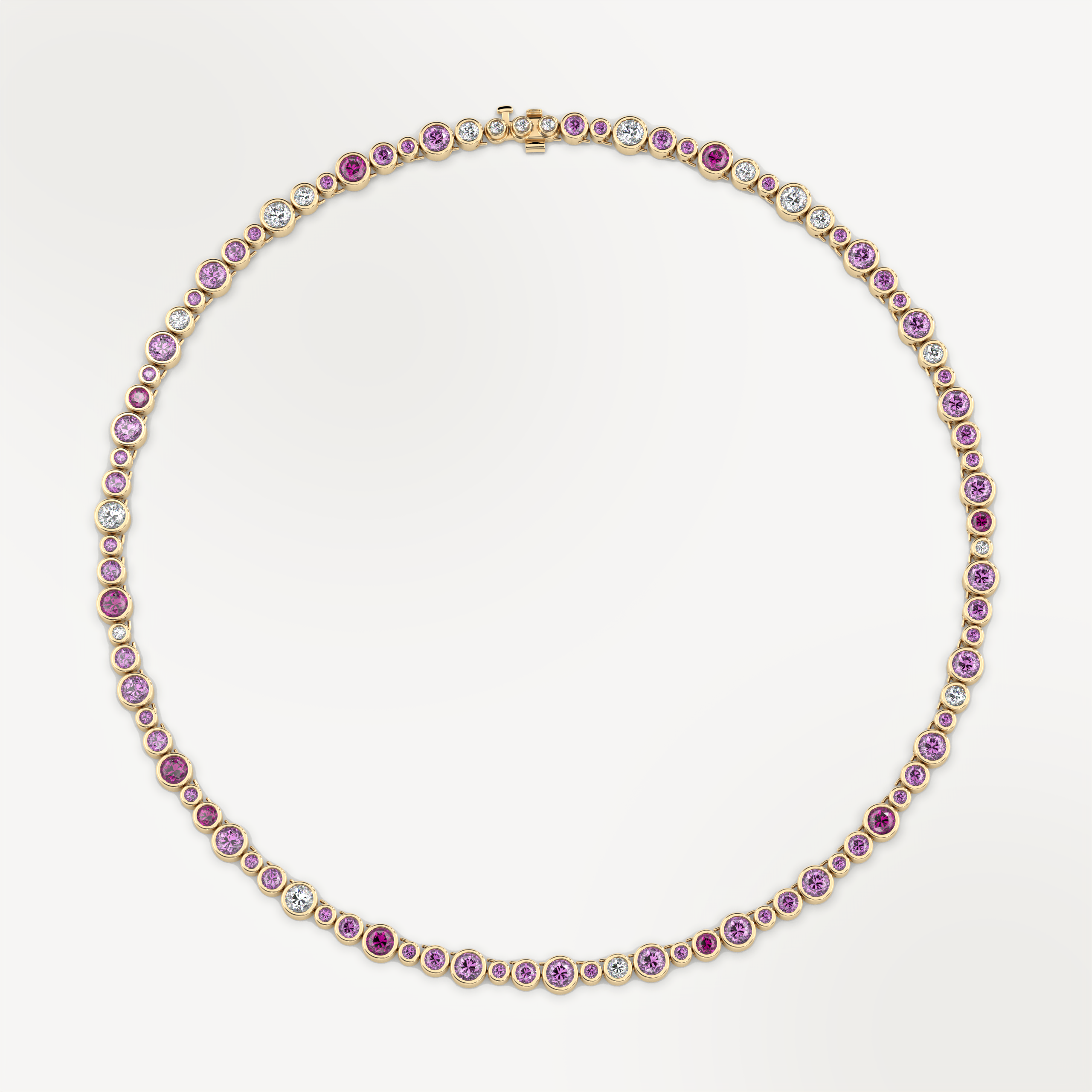 Celeste Necklace in Pink Sapphire