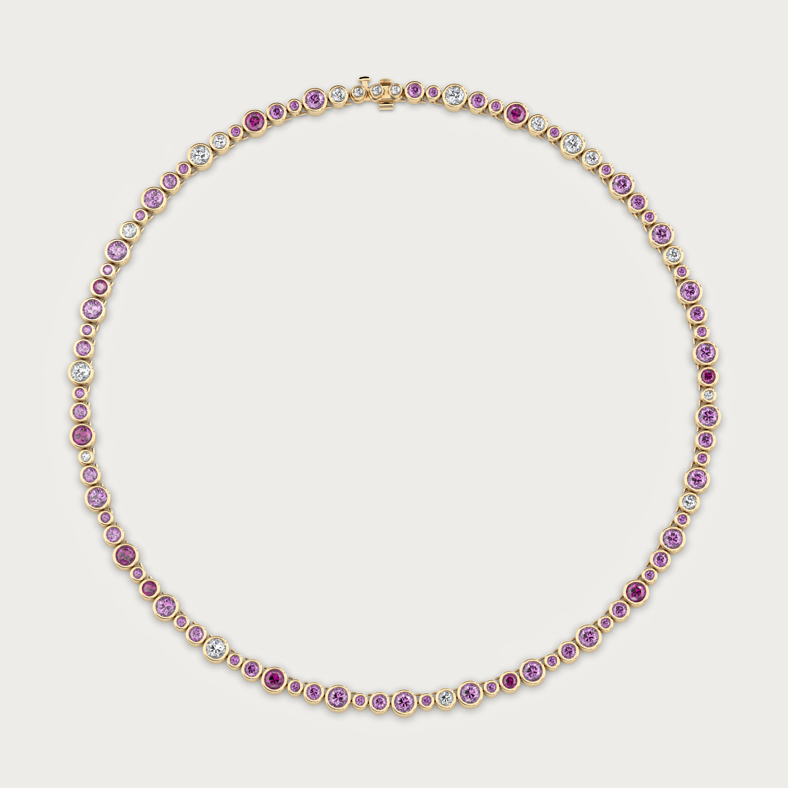 Celeste Necklace in Pink Sapphire