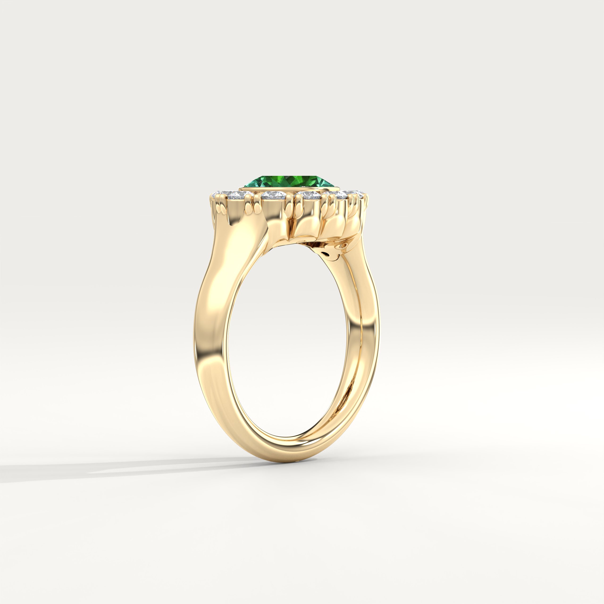 Kismet Ring in Green Tourmaline