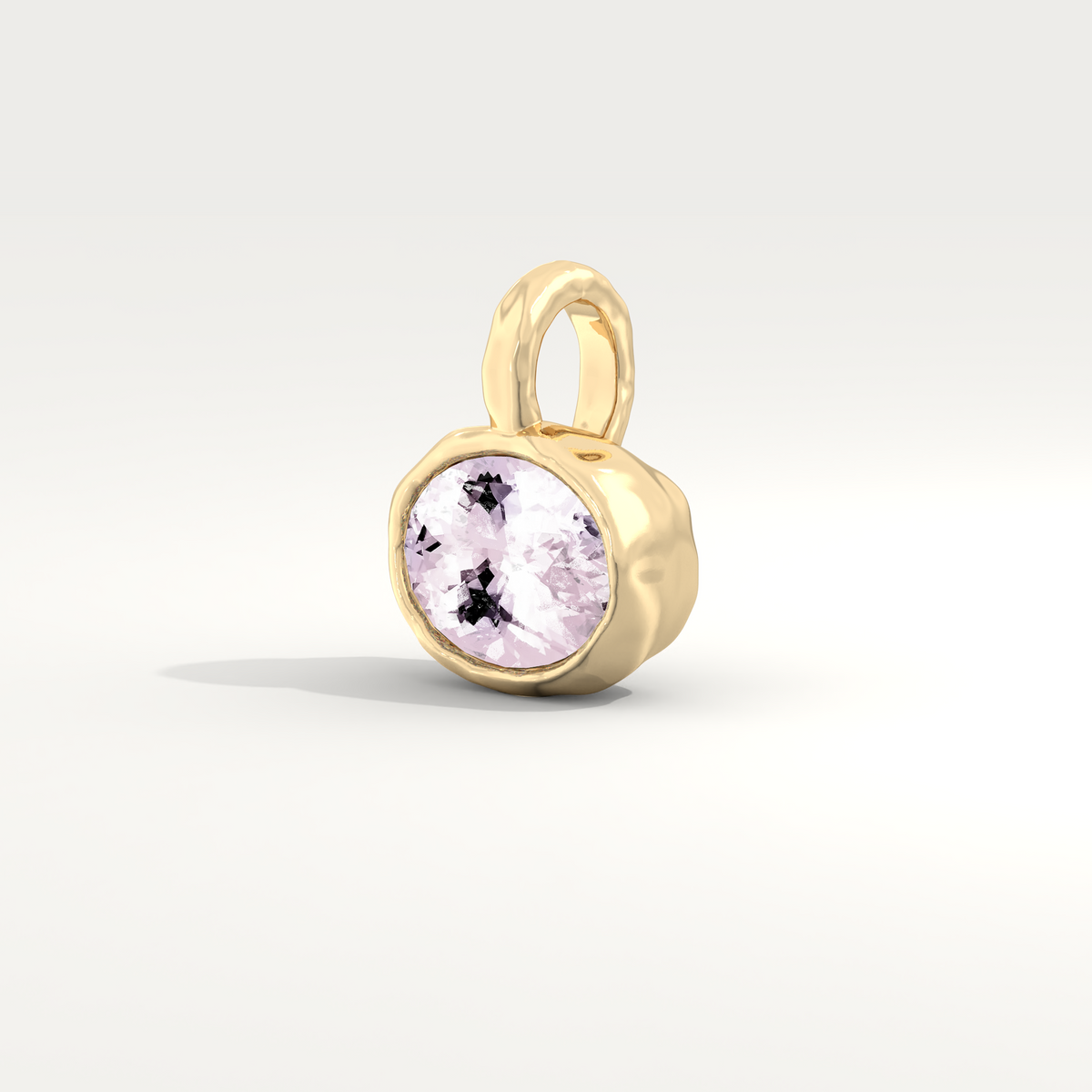 Aurum Pendant in Pink Morganite