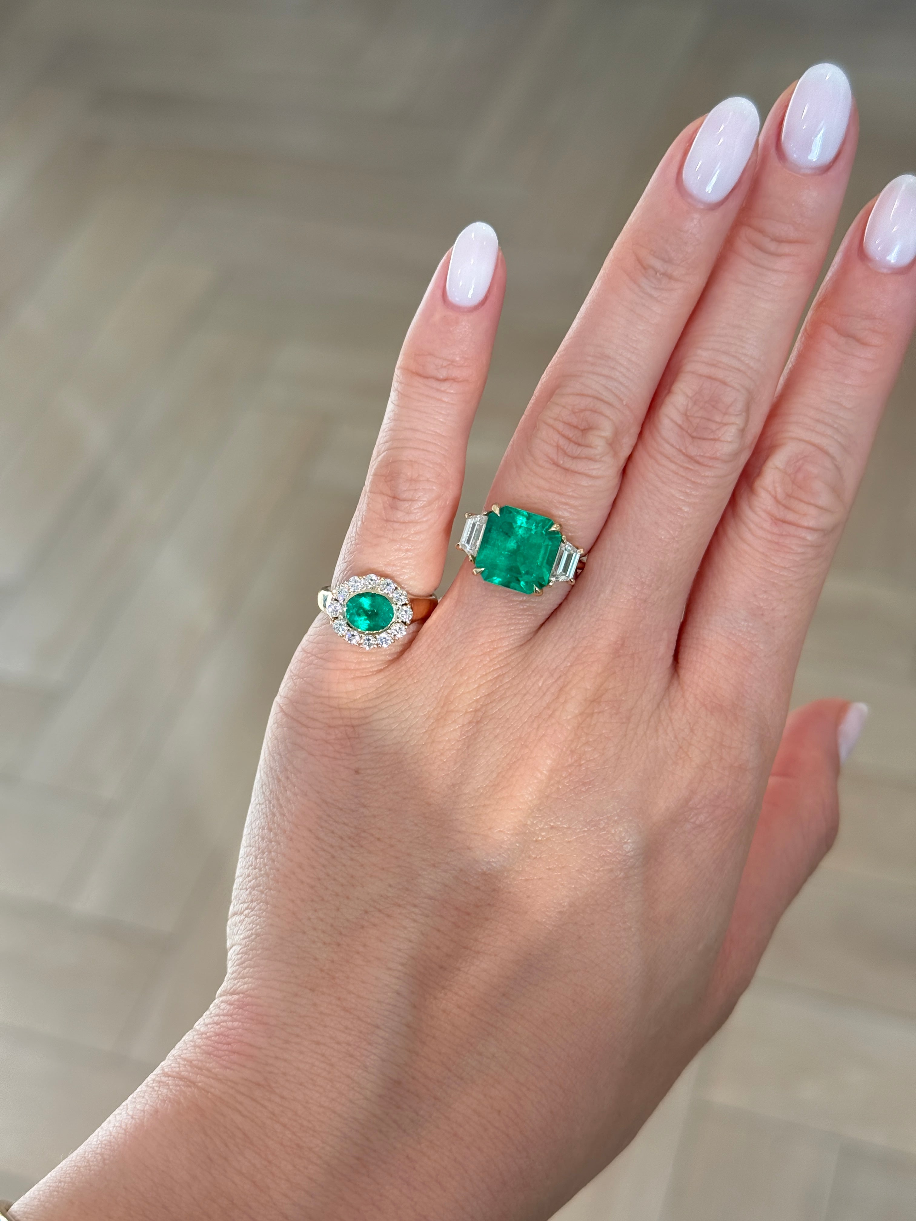Kismet Ring in Emerald