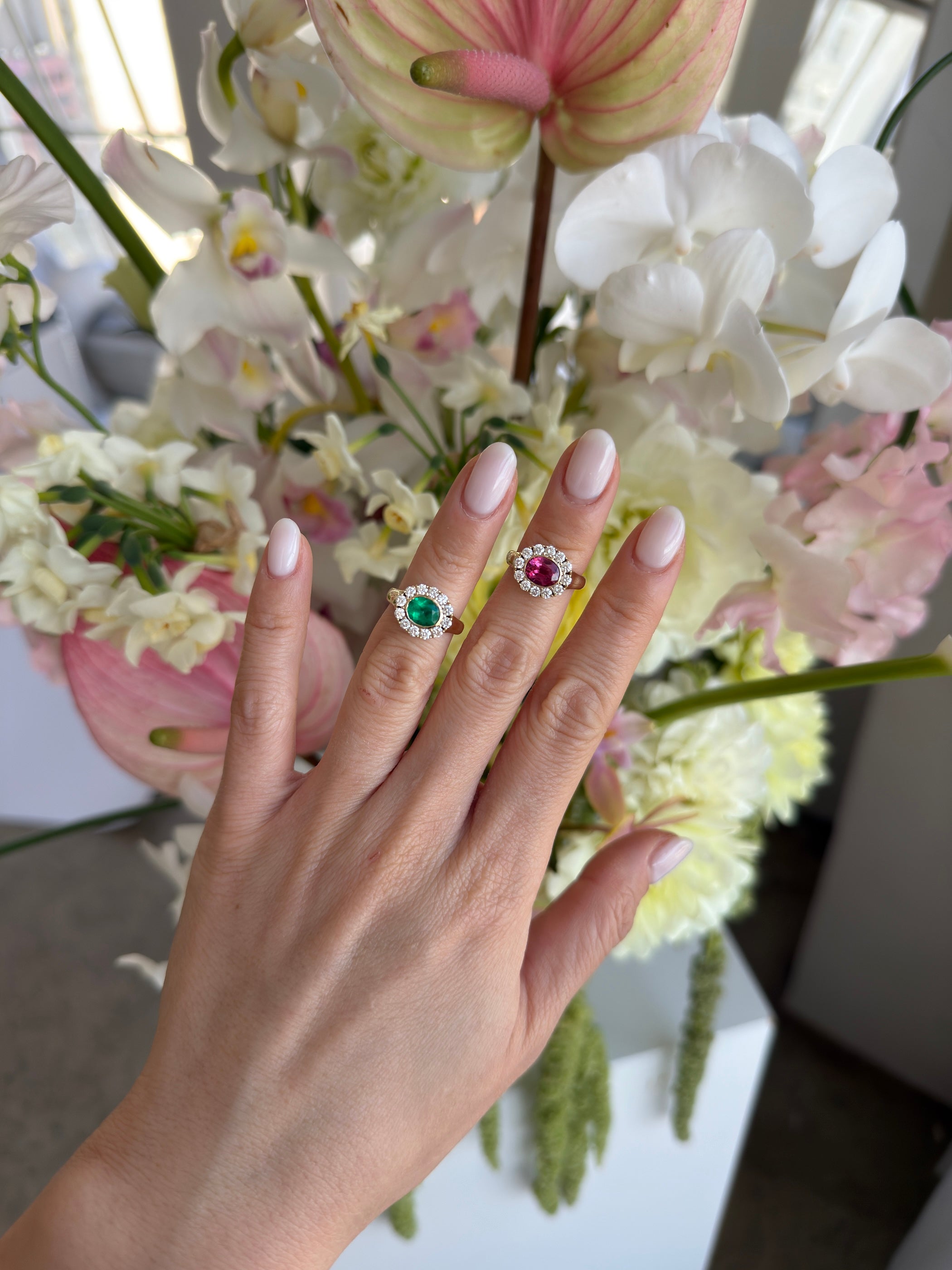 Kismet Ring in Emerald