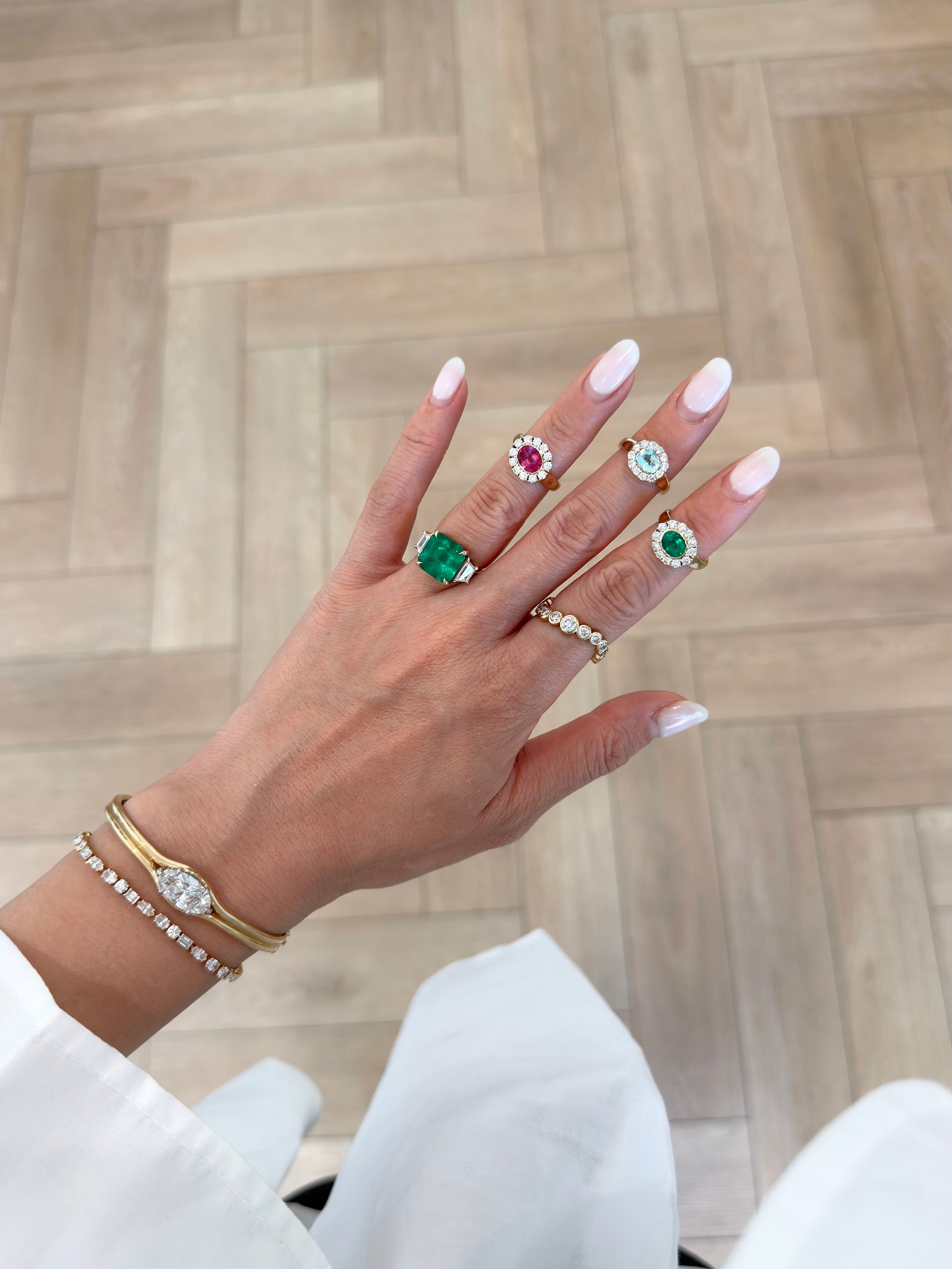 Kismet Ring in Emerald