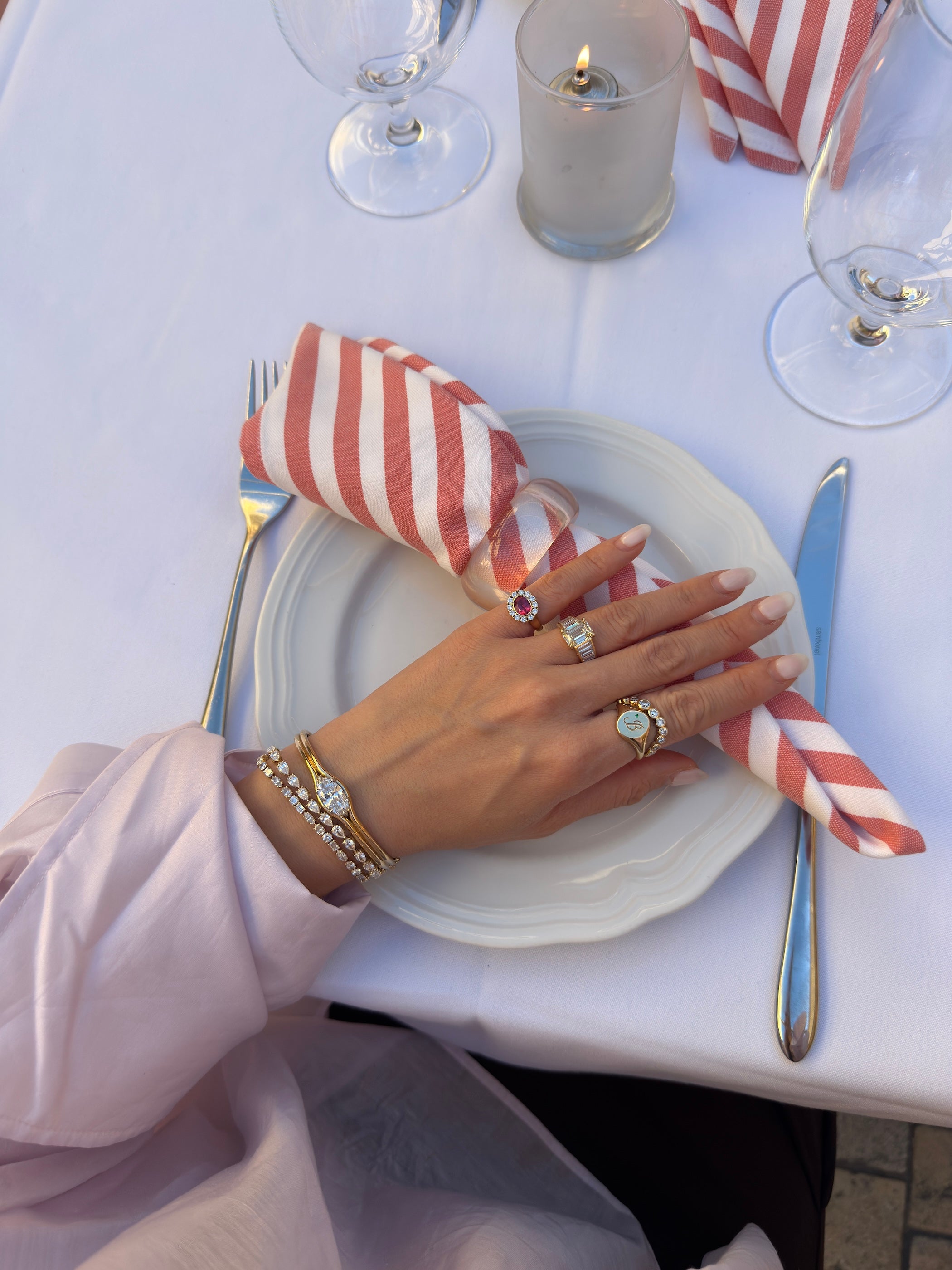 Kismet Ring in Pink Spinel