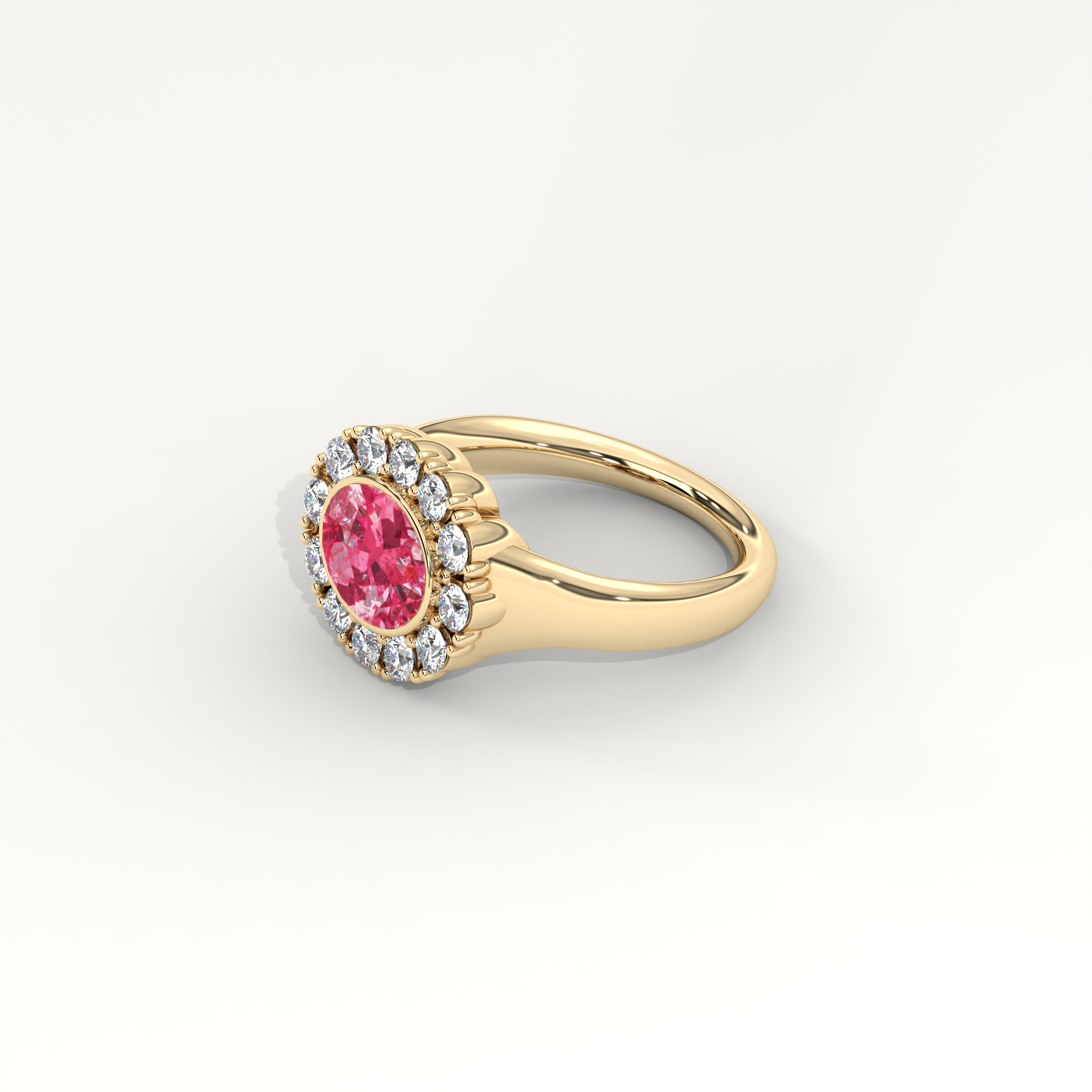 Kismet Ring in Pink Spinel