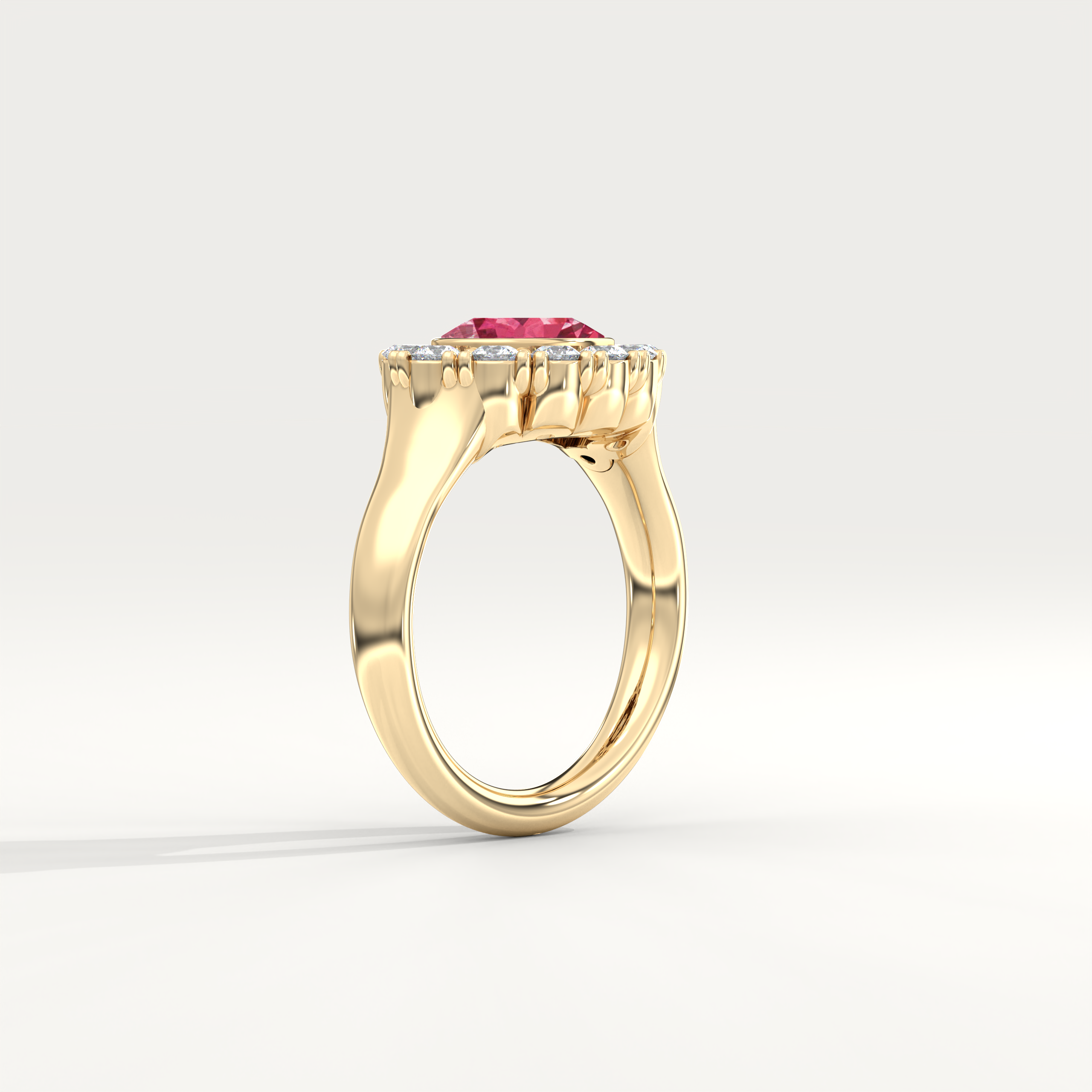Kismet Ring in Pink Spinel