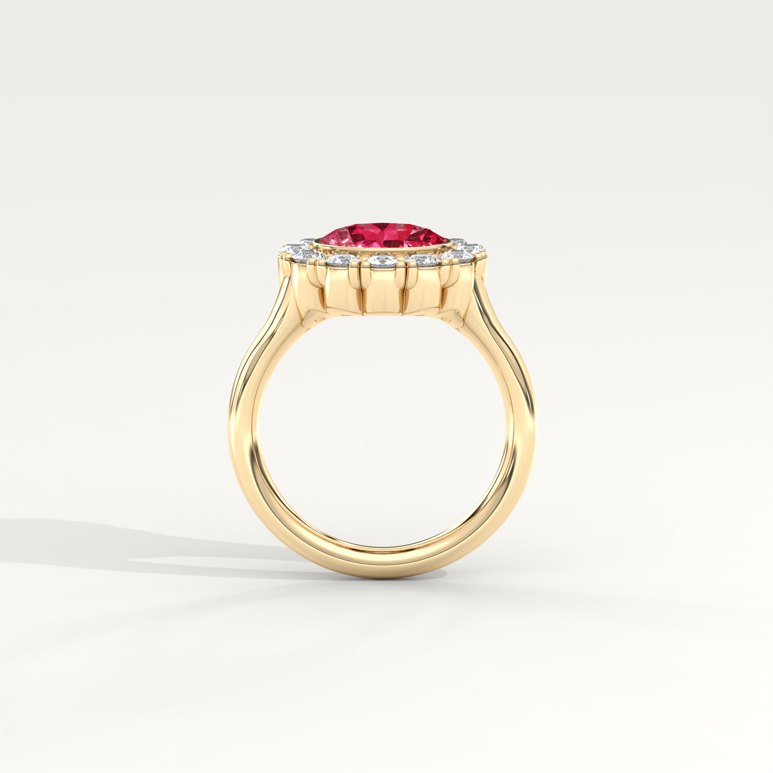 Kismet Ring in Pink Spinel