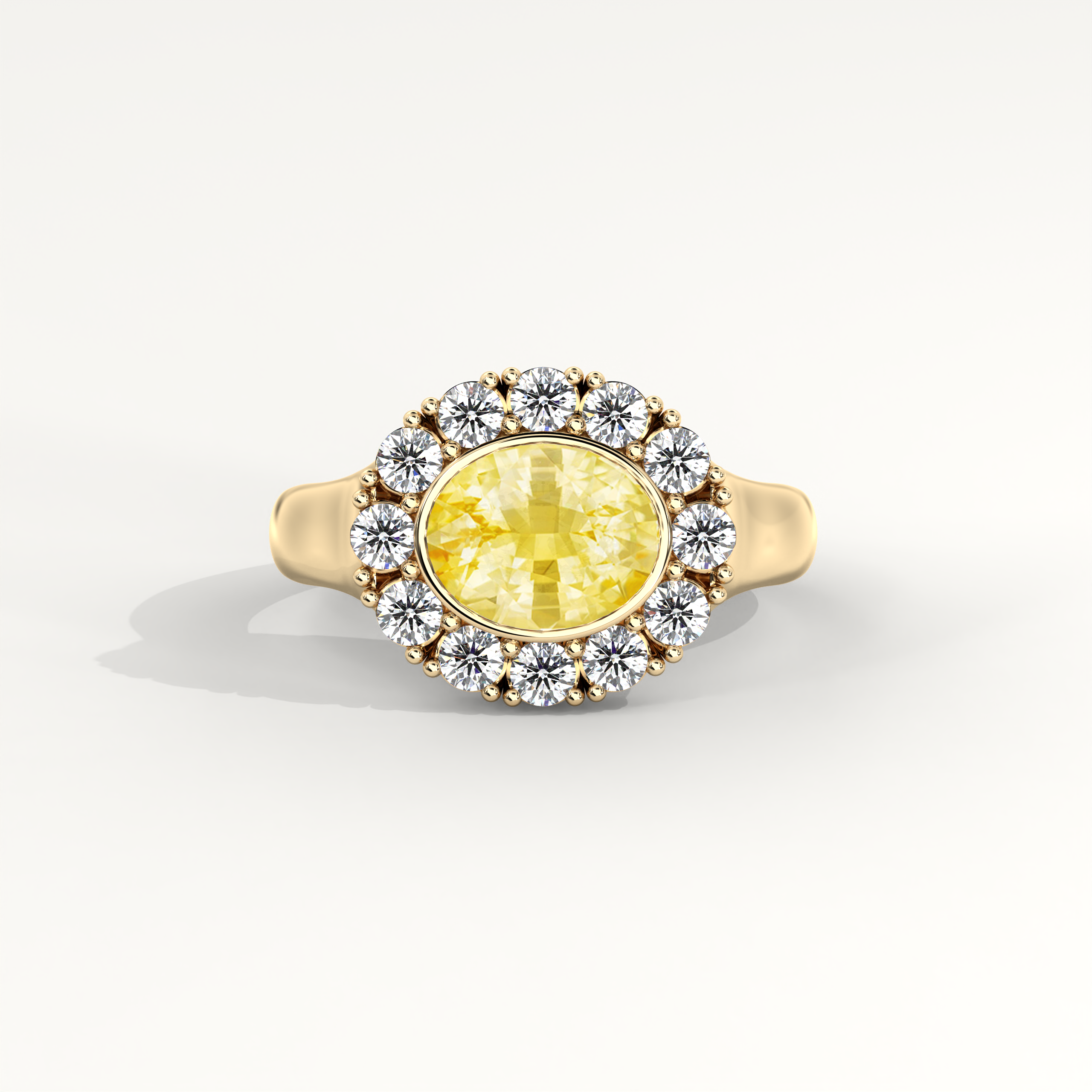 Kismet Ring in Yellow Sapphire