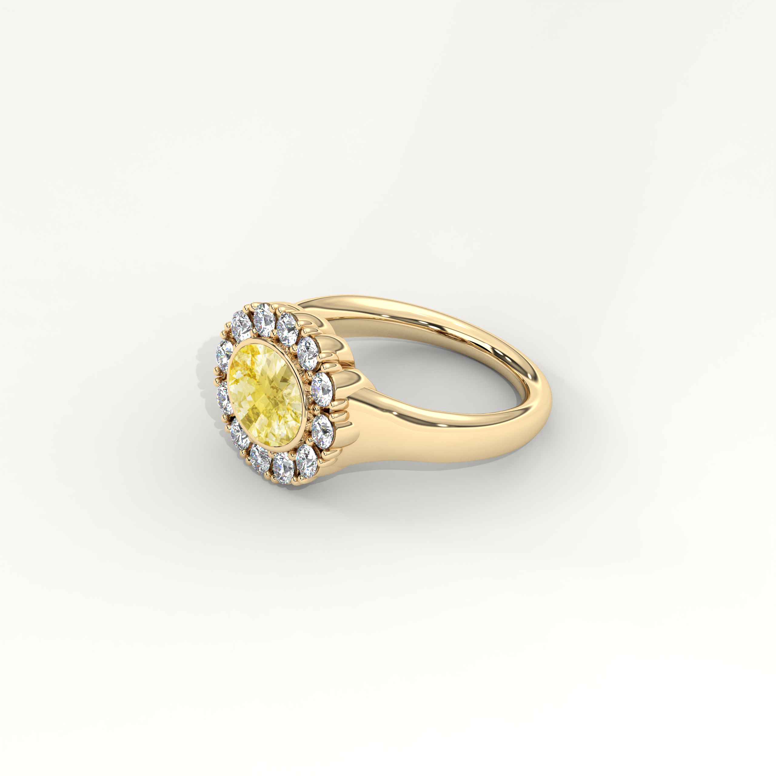 Kismet Ring in Yellow Sapphire